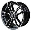 Mercury in Black Machined finish. The Size of alloy wheel is 17x8 inch and the PCD is 5x114.3(SET OF 4)